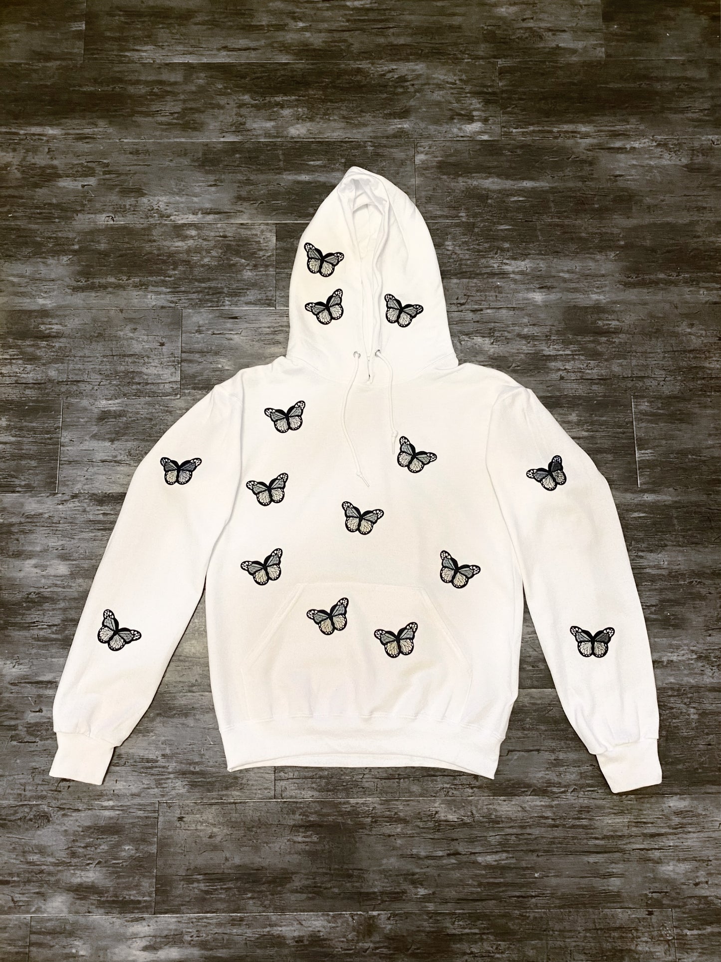 Grey ButterFLY Hoodie