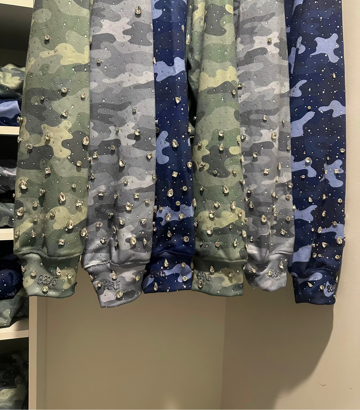 STXNE CAMO HOODIE - GREEN