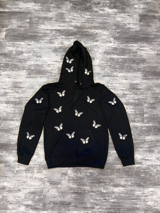 Grey ButterFLY Hoodie